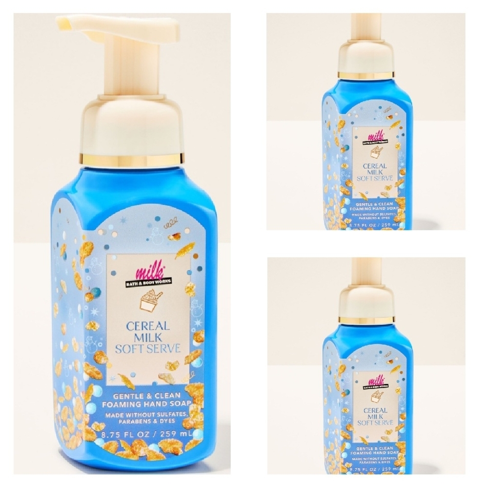 Cereal Milk Soft Serve Foaming Hand Soap - Blue